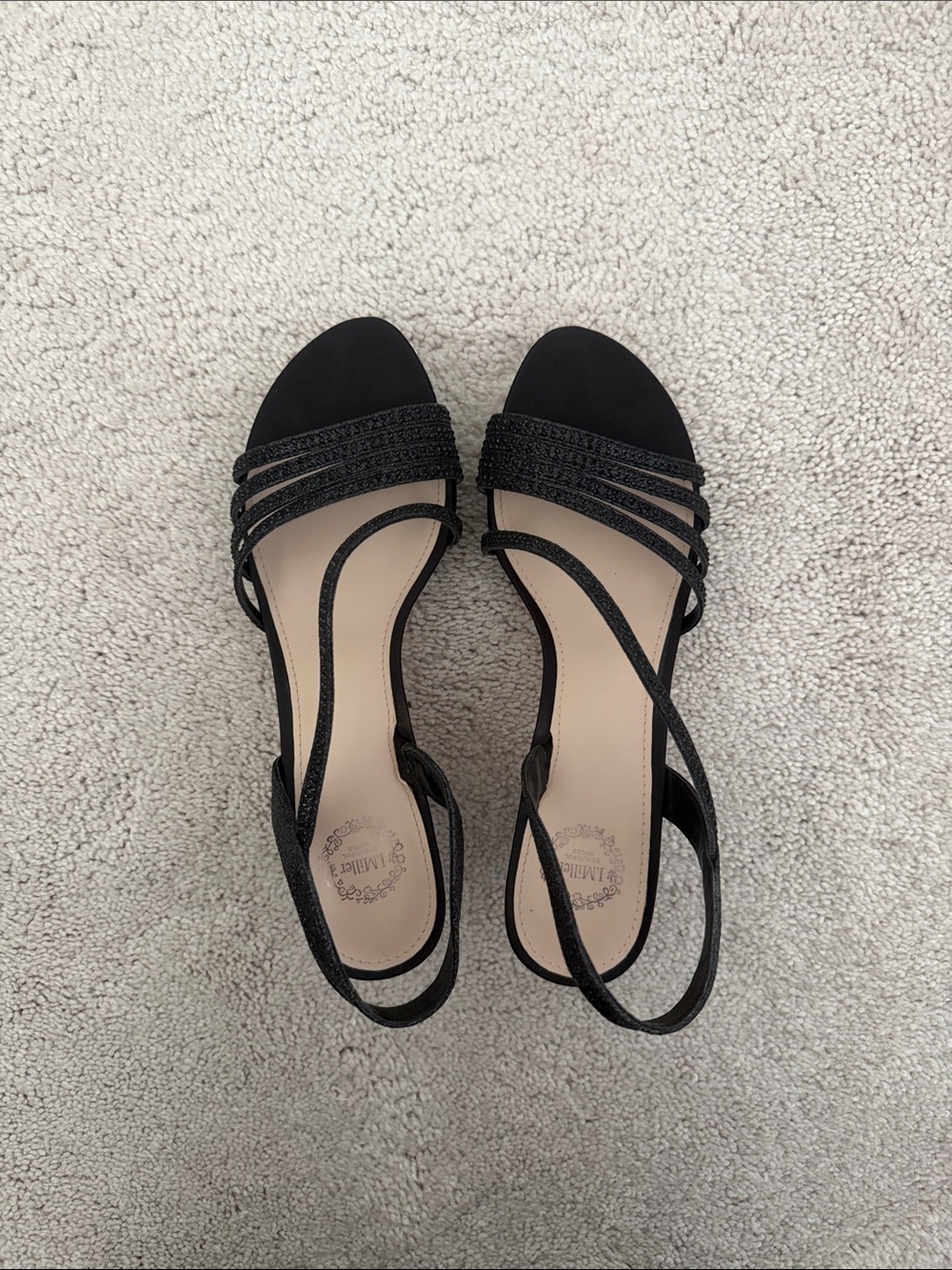 Black Strappy Heels
